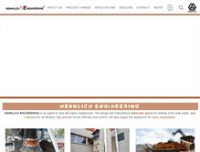Tablet Screenshot of hennlich-engineering.com
